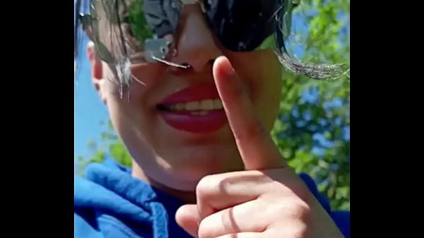 Real behind the scenes outdoor deepthroat blowjob