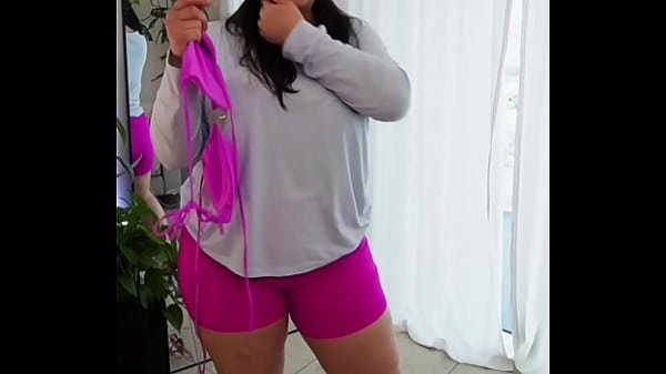 JOI Mean Older StepSis lets you jerk off onto her huge tits