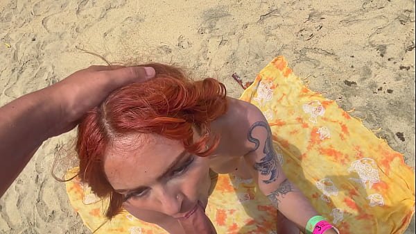 Stranger Fucks Me on a Nude Beach After I Blow Him — Real Voyeur Caught Jerking Off Watching Us