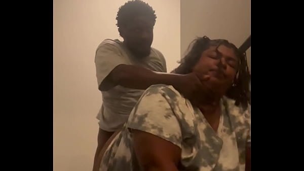 Sexy BBW Remi getting nutted on in the stairwell